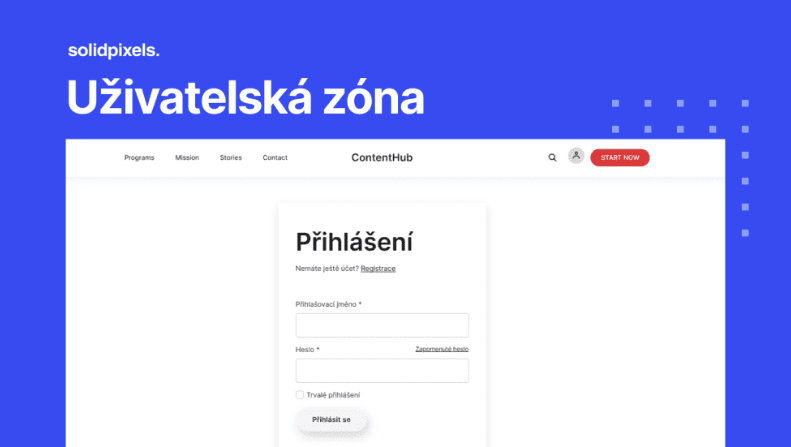 Website Point | Infografika - uživatelská zóna solidpixels